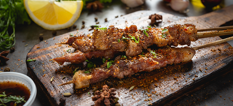 Lamb spiedini skewers